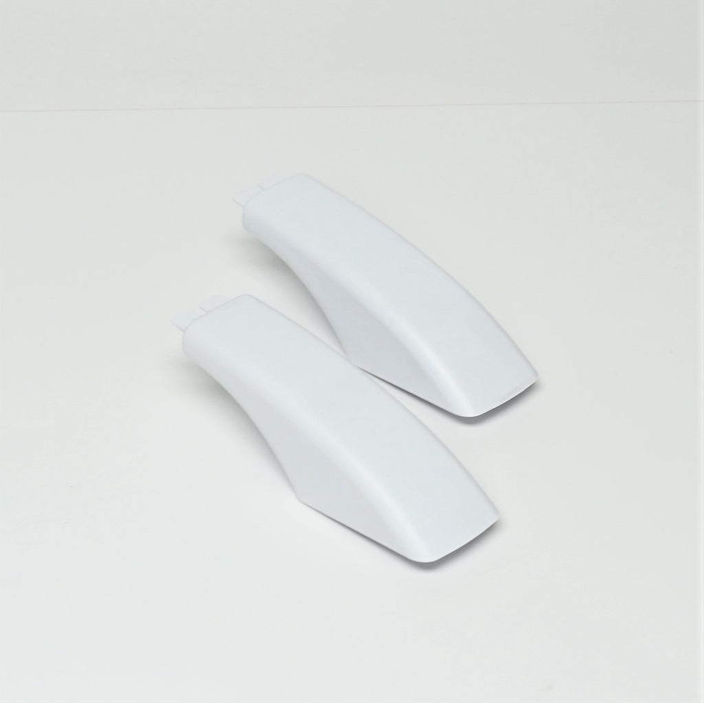 Choice 2 PACK of WB07K10043 for GE Range Stove Oven Door Handle White End Cap