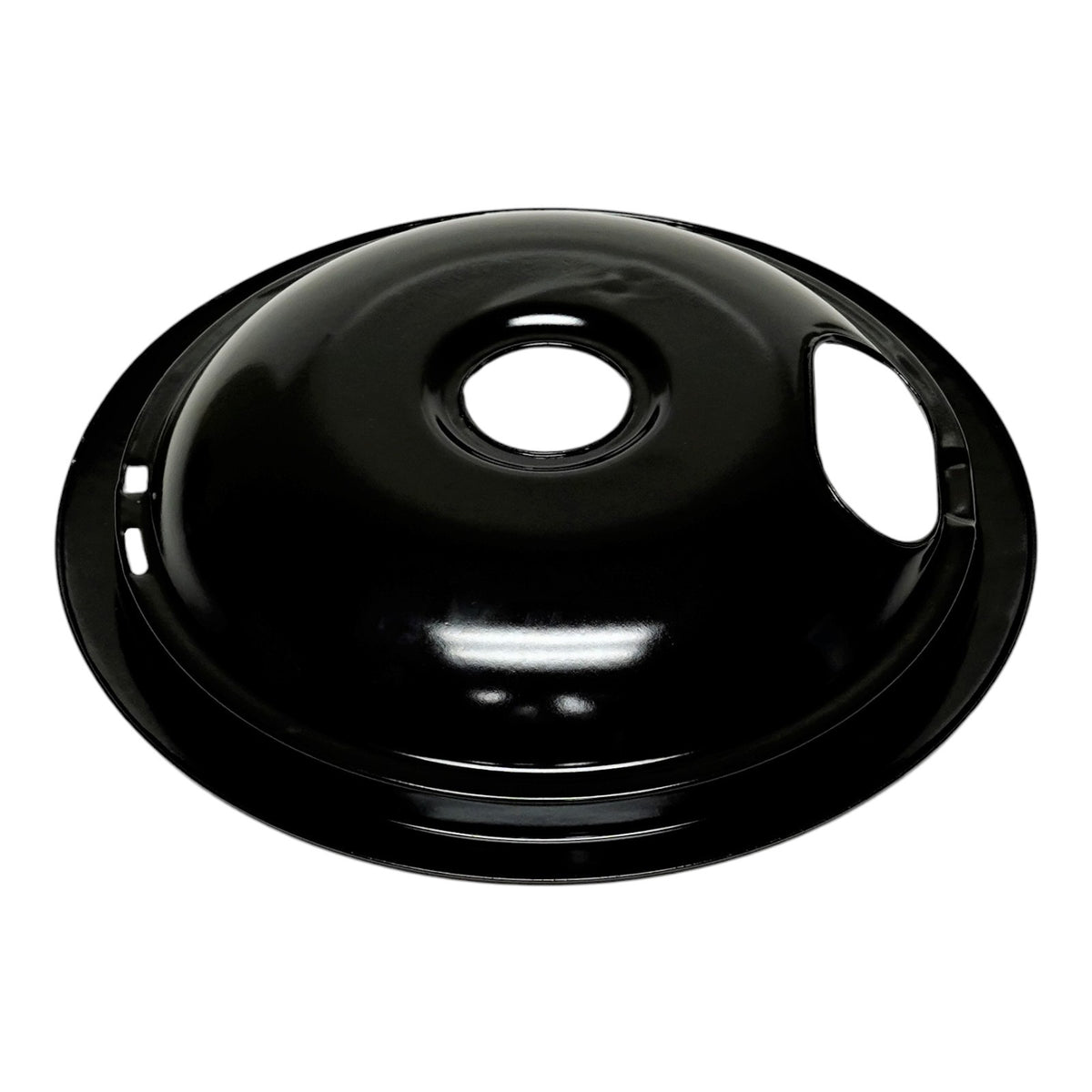 Range Stove Black Drip Pan Set 4 Pack for Whirlpool W10288051 2 Large 2 Small