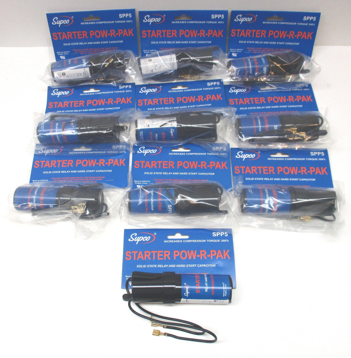 SPP5 10pk Hard Start Super Boost HVAC Relay and Start Capacitor