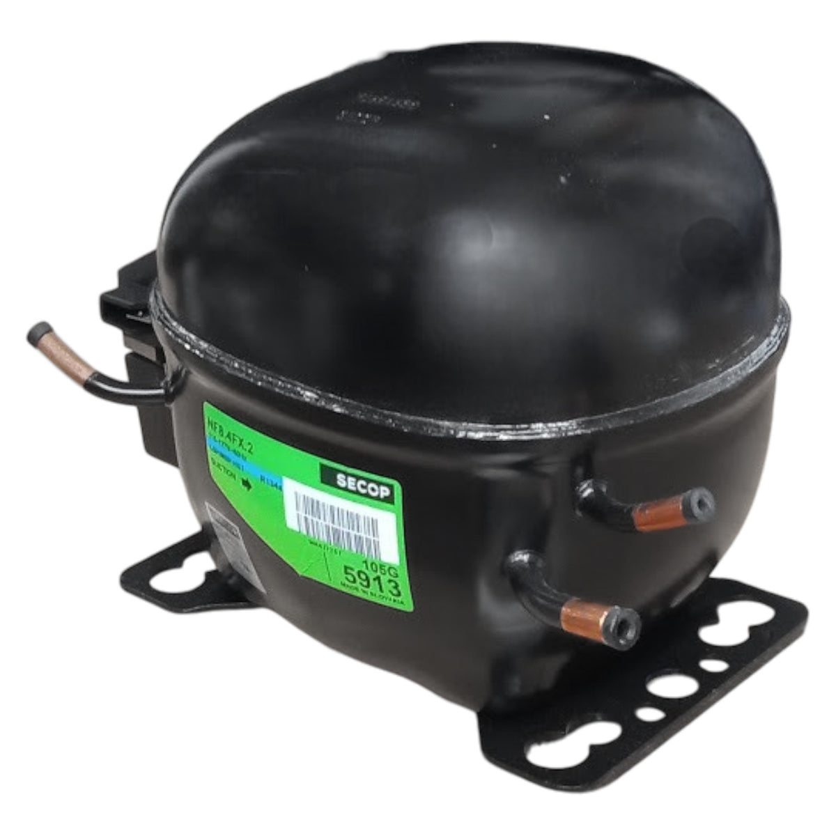 Secop NF8.4FX2 R134a Refrigeration Compressor 1032 LBP 3767 HBP BTU 115V 1/4HP