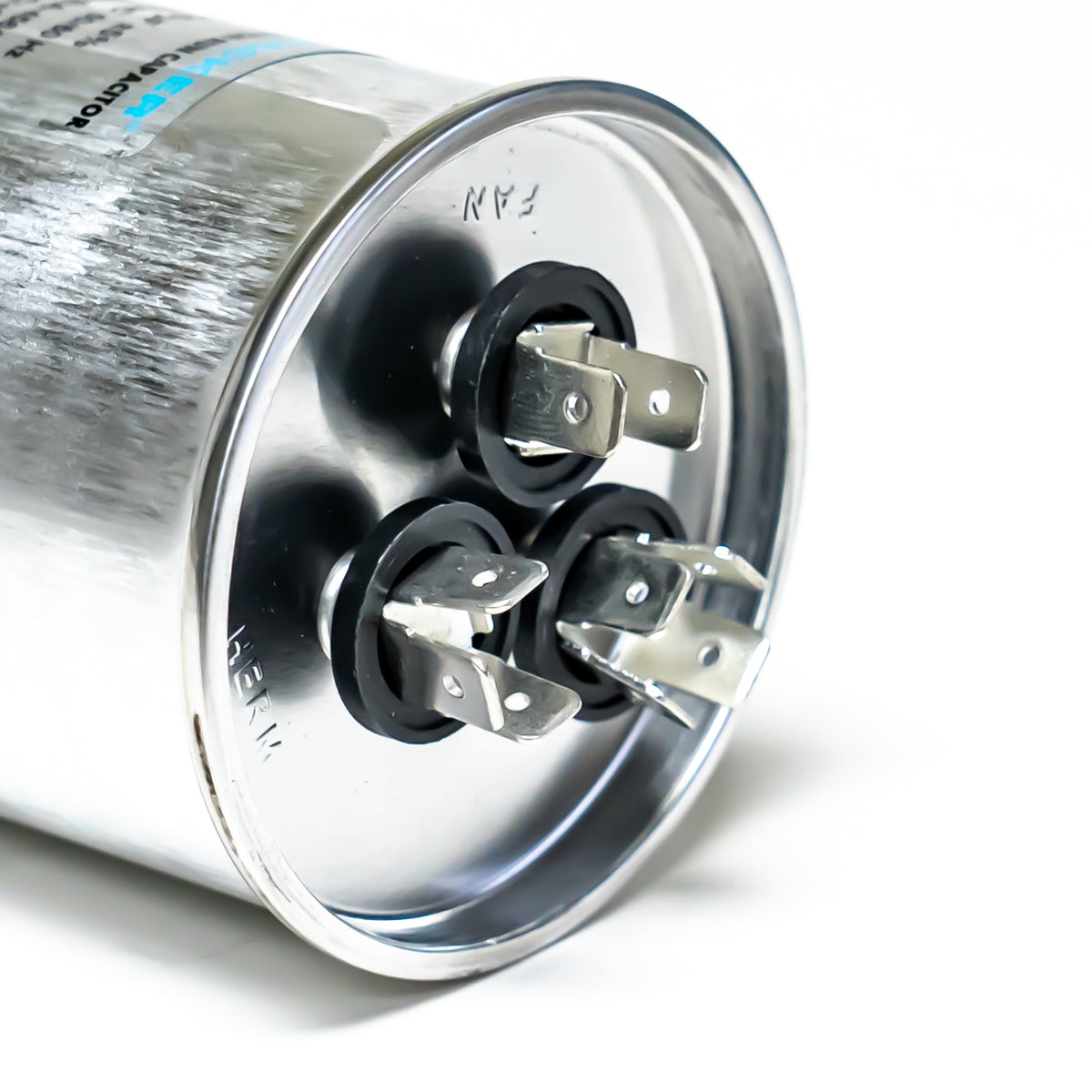 Supco Capacitor Round Dual Run 60 + 10 uf mfd 370/440 Volts for HVAC Motors