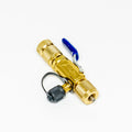 Yellow Jacket 18975 Ball 4 in 1 Vacuum Charge Ball Valve & Core Tool 1/4"