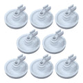 8 Pack Dishwasher Lower Rack Roller Wheel for Frigidaire 154174501A