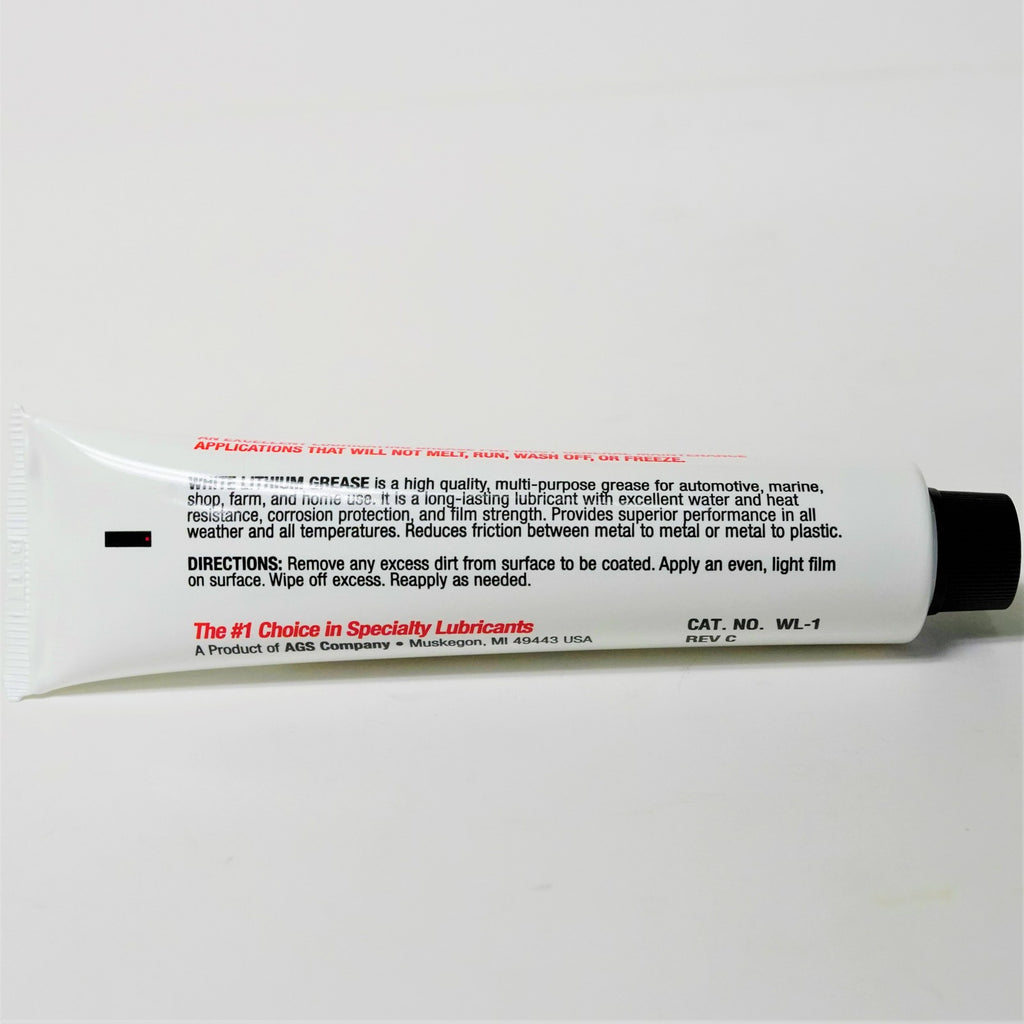 AGS Lith-Ease White Lithium Grease 1.25 Ounce Tube