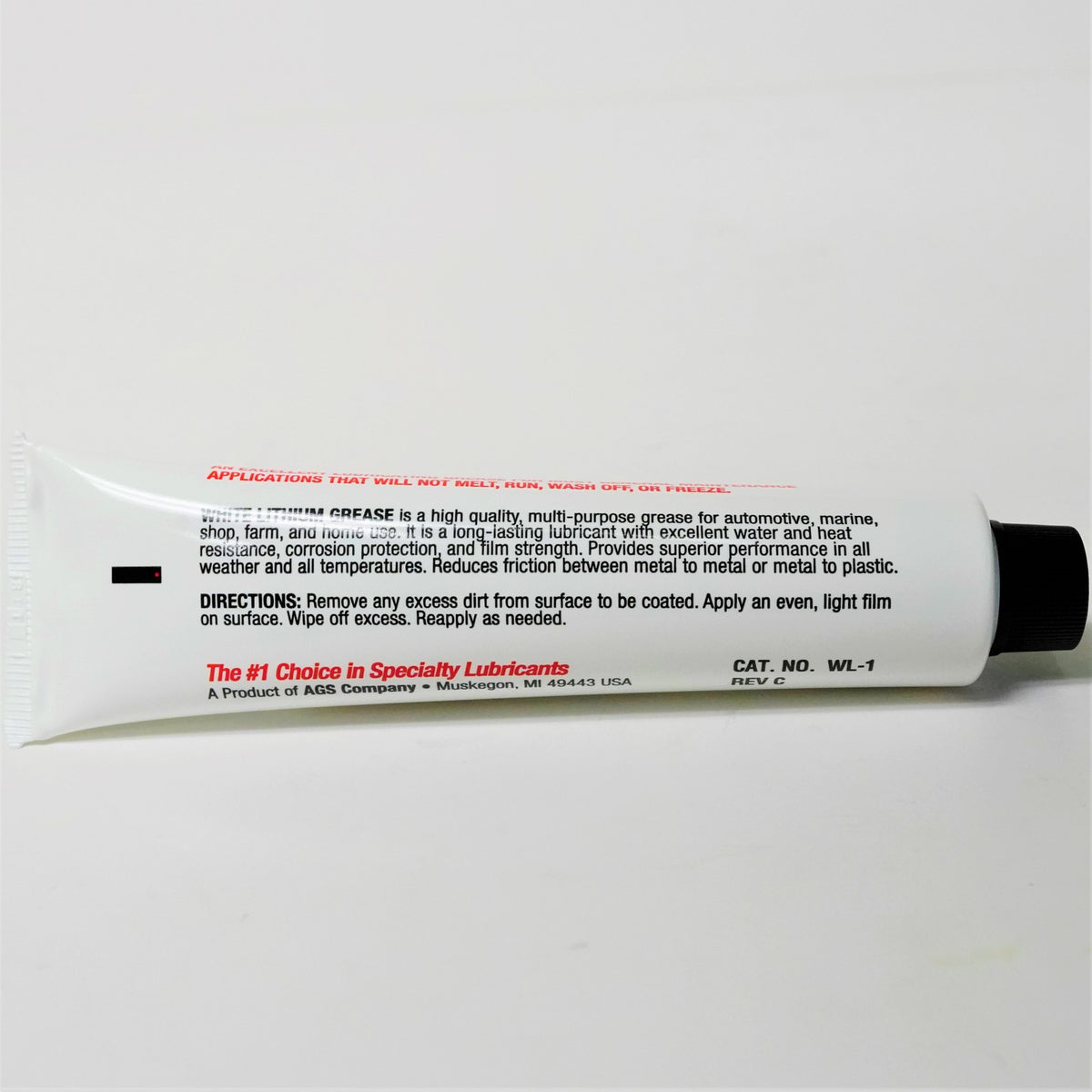 AGS Lith-Ease White Lithium Grease 1.25 Ounce Tube
