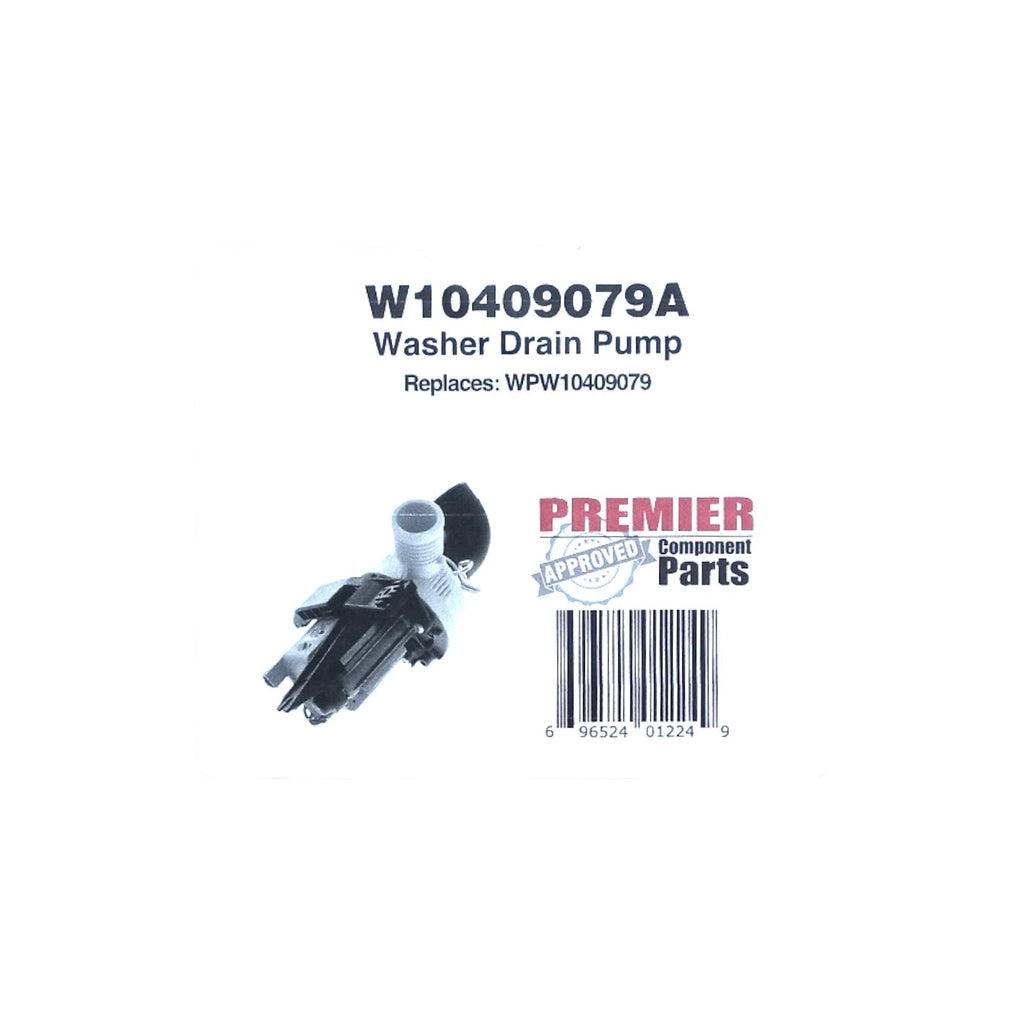 Premier Part W10409079 Washing Machine Drain Pump for Whirlpool Cabrio Washer