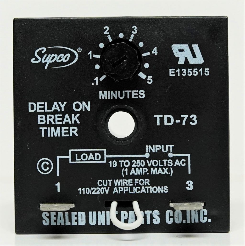 TD73 SUPCO Delay On Break Time Delays Timer