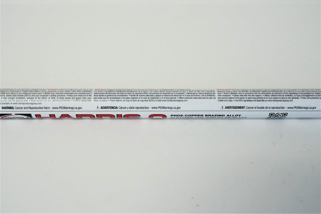 Harris 0 Phos-Copper 1/8" Brazing Alloy Solder 28 Sticks 0620F1 21035