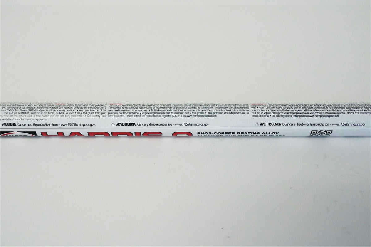 Harris 0 Phos-Copper 1/8" Brazing Alloy Solder 28 Sticks 0620F1 21035