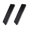 Choice WB06X10807 2 PACK of Microwave Oven Pleated Carbon Charcoal Filter for GE