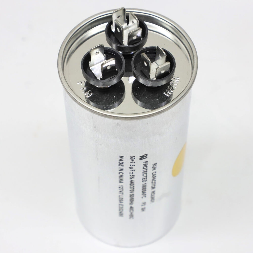 Supco CD50+7.5X440R HVAC Motor Round Dual Run Capacitor 50 + 7.5 MFD 440 Volts