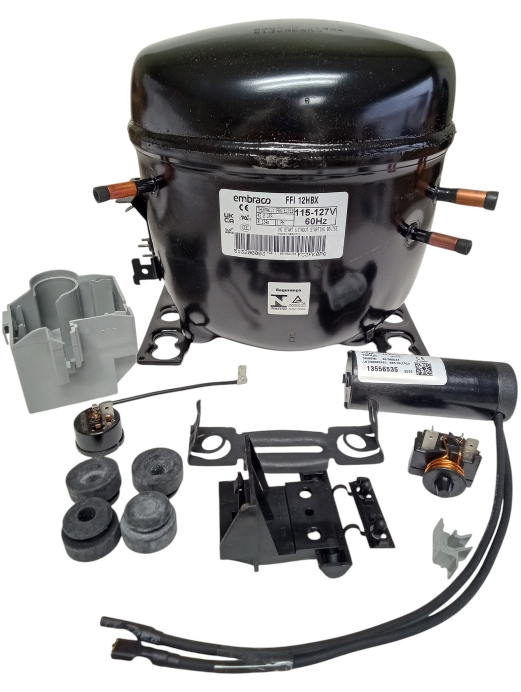 Embraco Refrigerator Compressor FFI12HBX 1/3+ HP R134a