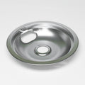 Choice Part W10196405 8" Chrome Stove Drip Pan Bowl for Whirlpool Range