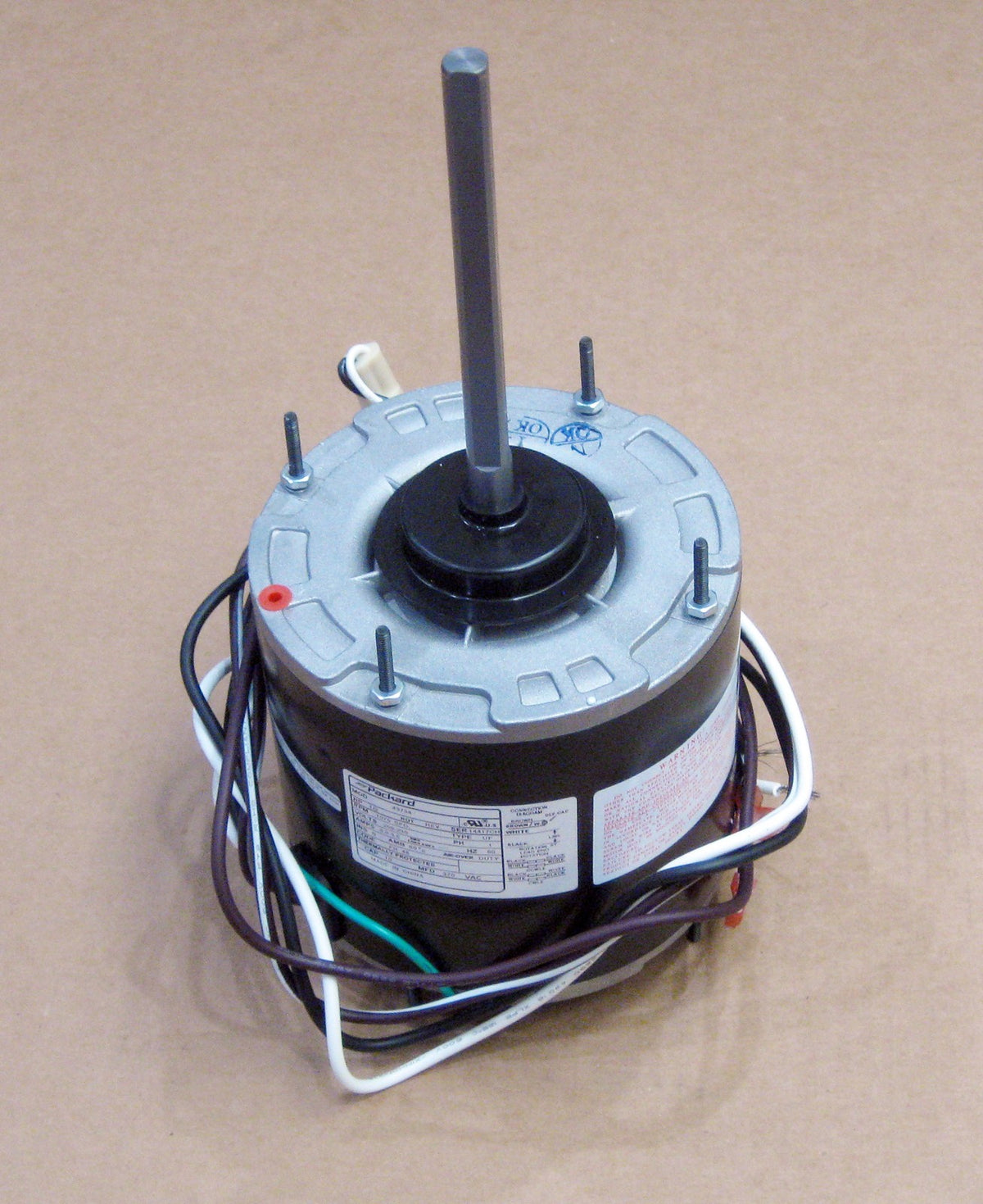 Air Conditioner Condenser Fan Motor 1/2 HP 1075 RPM 5-5/8" Diameter 230V TENV
