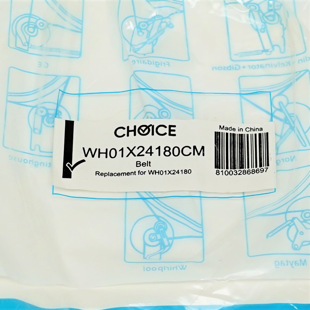 Choice Part WH01X24180 for GE Washing Machine Belt