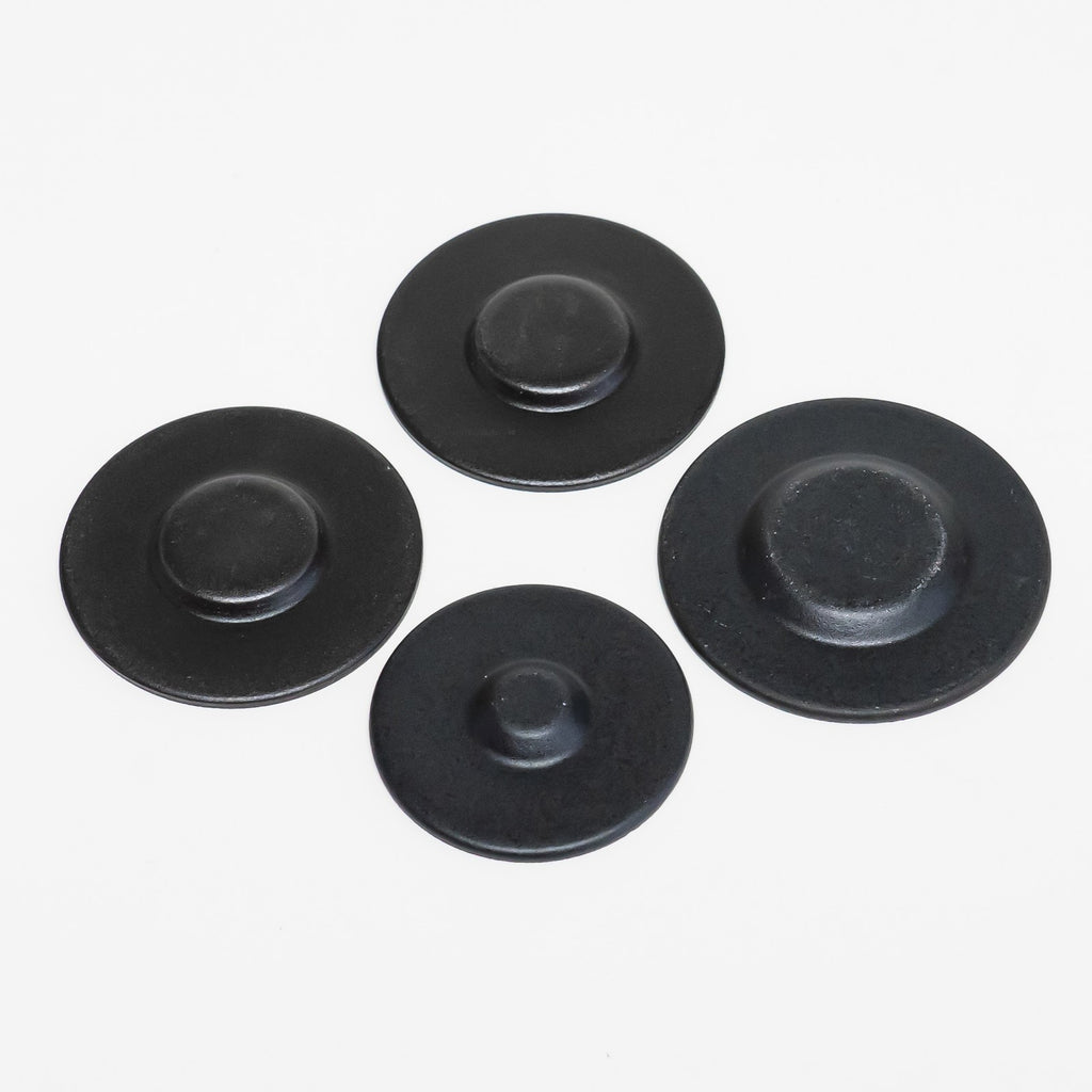 Gas Range Burner Cap Black 4 Pack Kit for Whirlpool Amana WPW10225167
