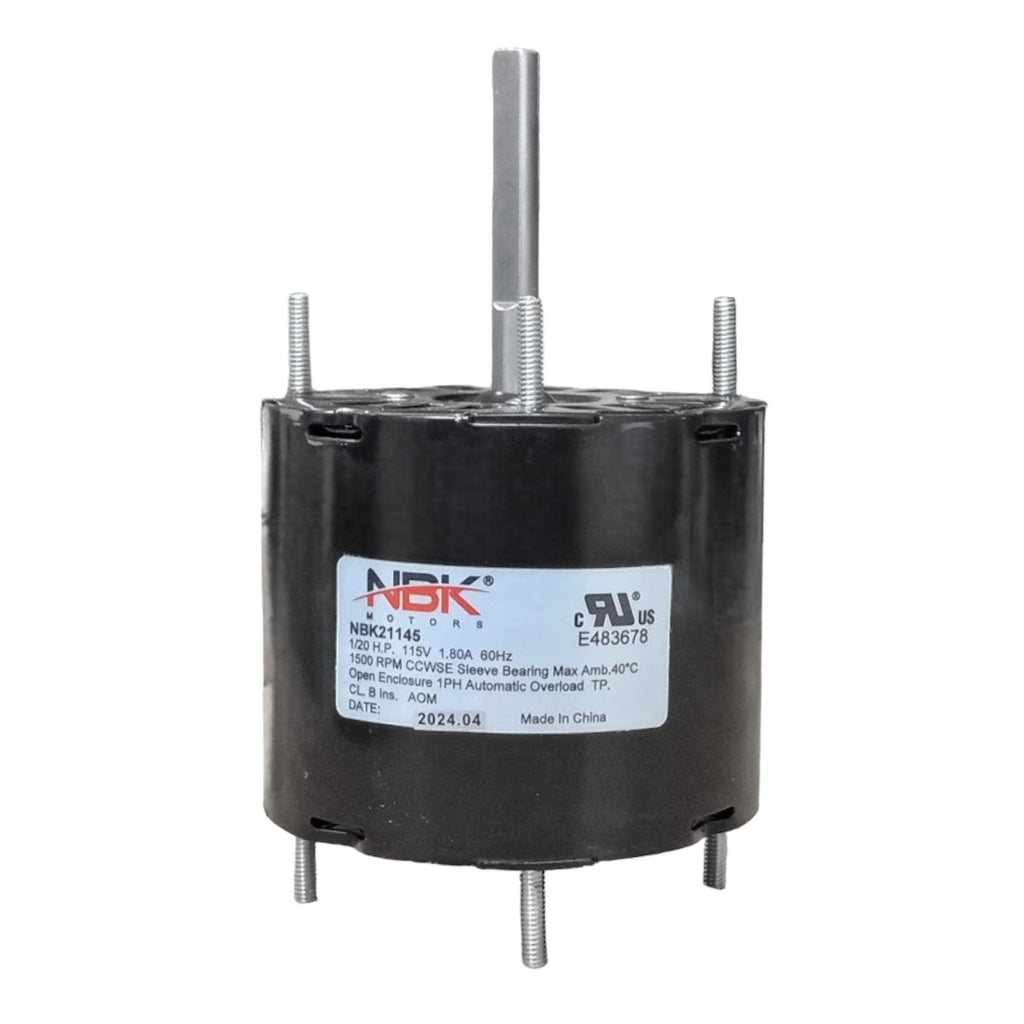 Fan Motor 3.3" Dia. 1/20 HP 1500 RPM 115 Volts CCW Rotation Replaces Fasco D133