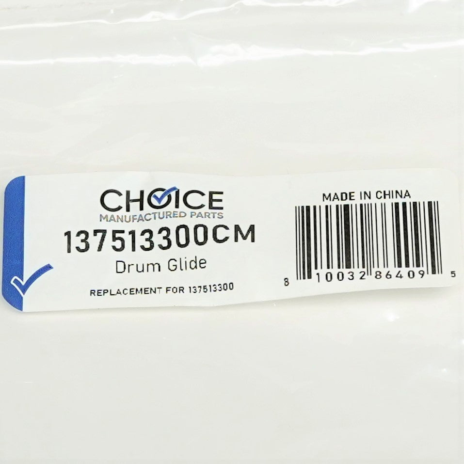 Choice Parts 137513300 for Electrolux Dryer Drum Glide Slide Pack of 2