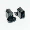 2 PACK of WB06X10939 for GE Microwave Door Handle Bracket End Cap Support Black