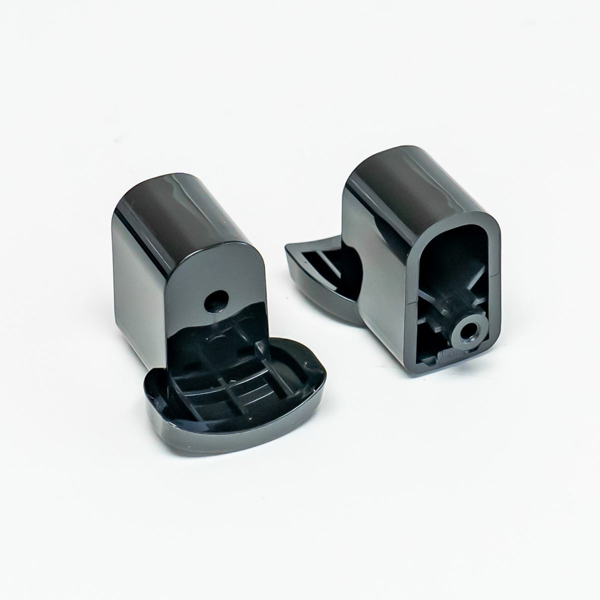 2 PACK of WB06X10939 for GE Microwave Door Handle Bracket End Cap Support Black