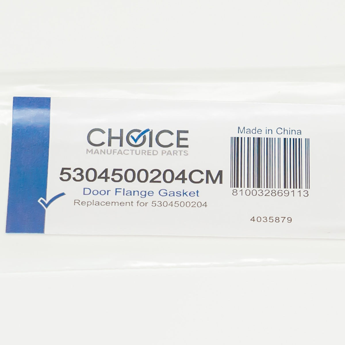 Choice 5304500204 for Electrolux Frigidaire Dishwasher Door Flange Gasket