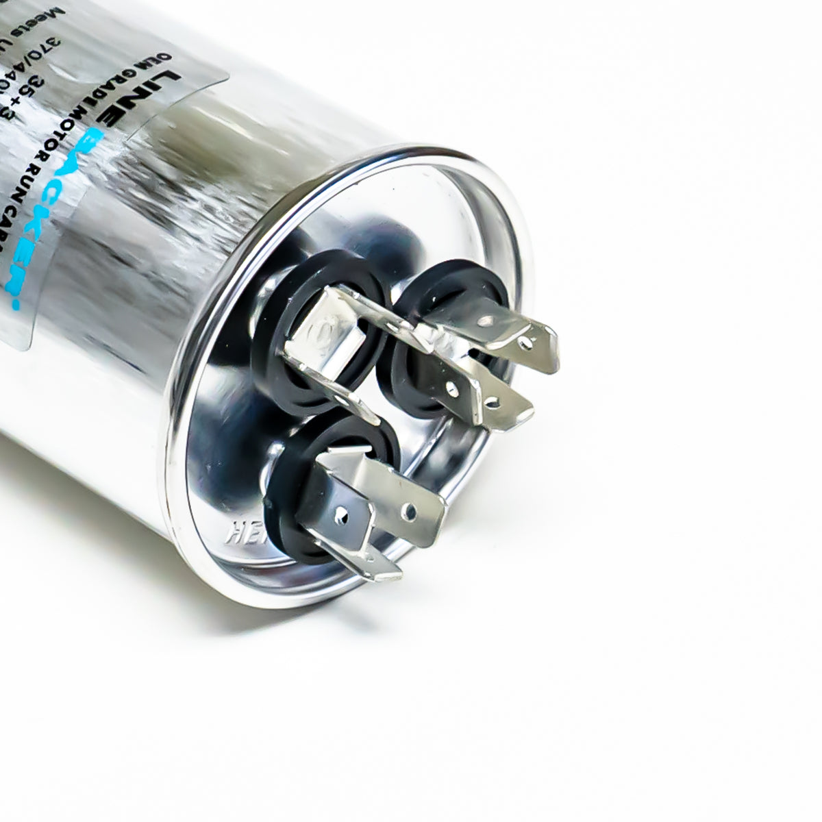 Supco Capacitor Round Dual Run 35 + 3 uf mfd 370/440 Volts for HVAC Motors