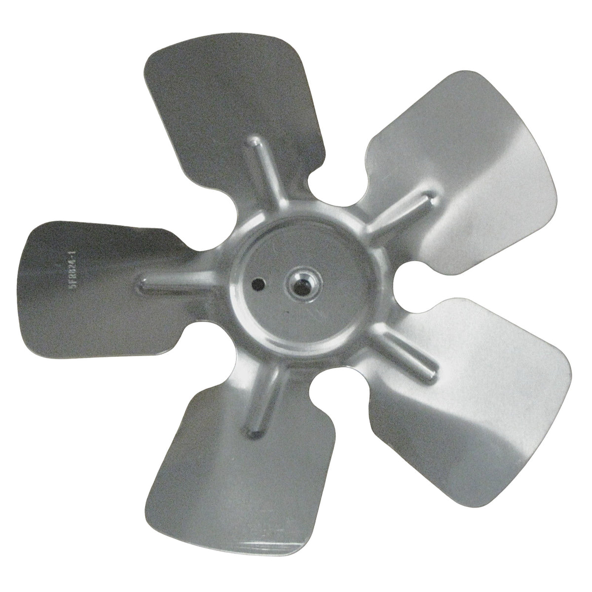 A63841 Metal Fan Blade 8" Diameter 5 Blades 1/4" Bore Hub CW 24 Degree Propeller
