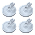 4 Pack Dishwasher Lower Rack Roller Wheel for Frigidaire 154174501