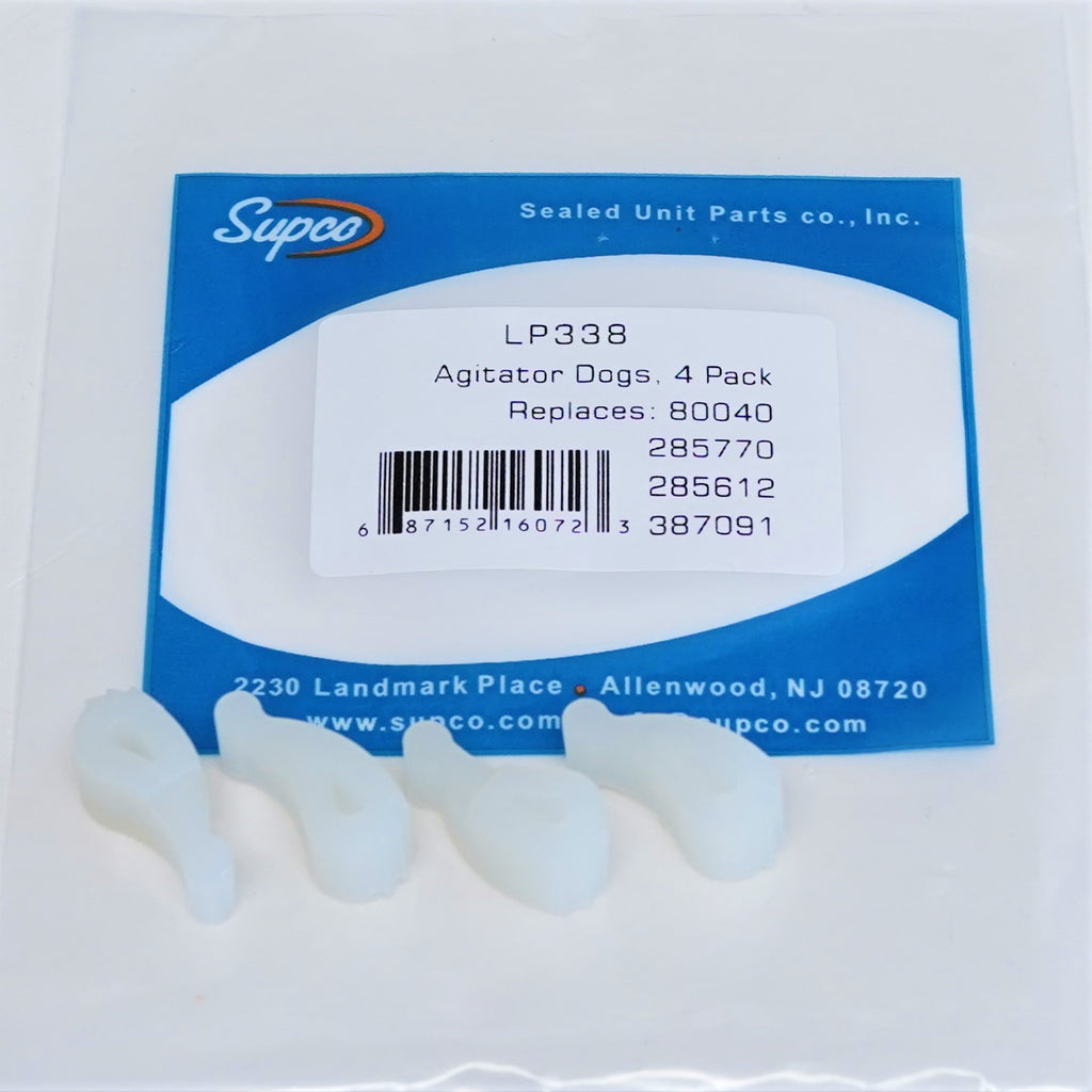 Supco 80040 Clothes Washing Machine Agitator Dogs for Whirlpool Kenmore