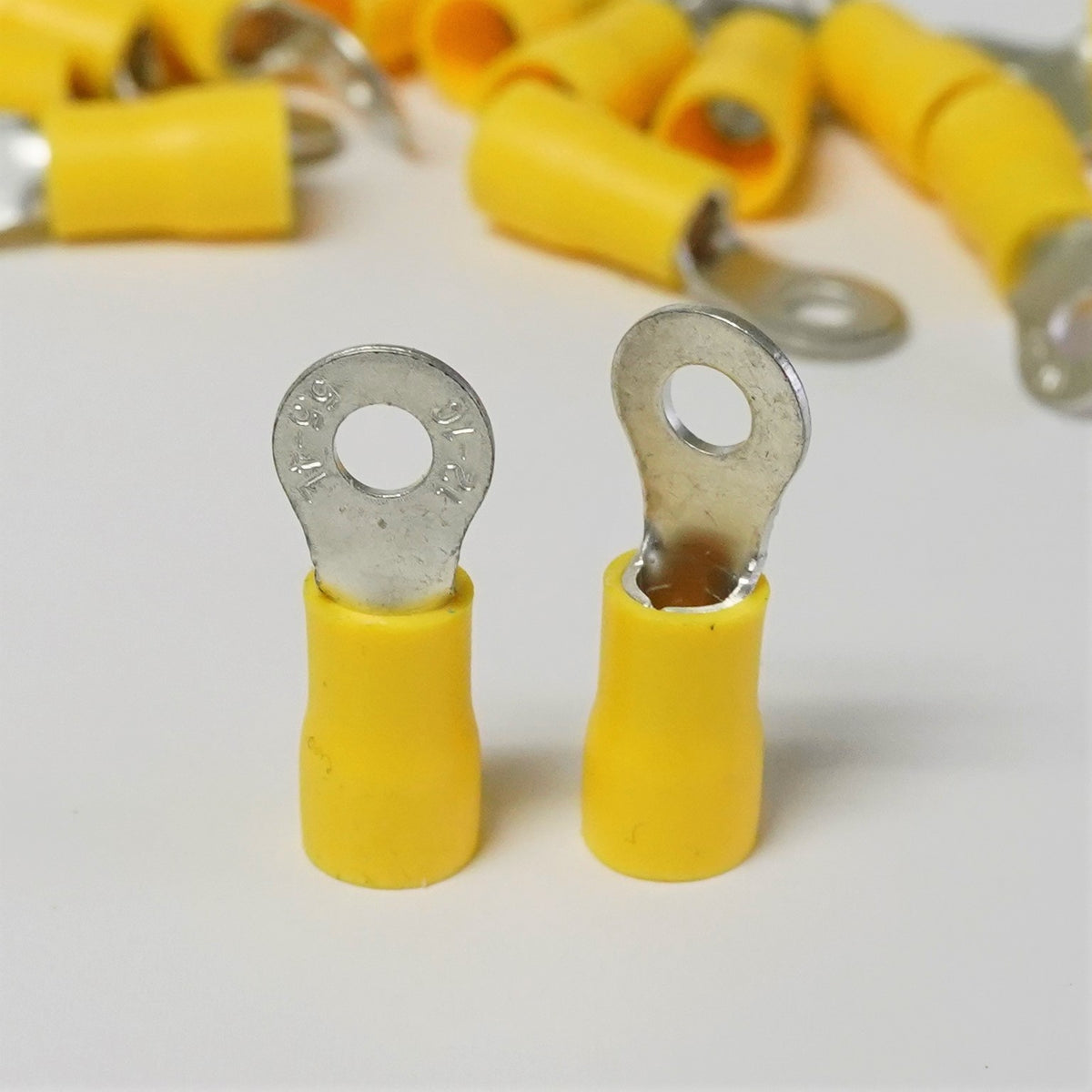 Supco T1036 Insulated Ring Terminal Connector Pack of 15 for 12-10 Wire #8 Stud