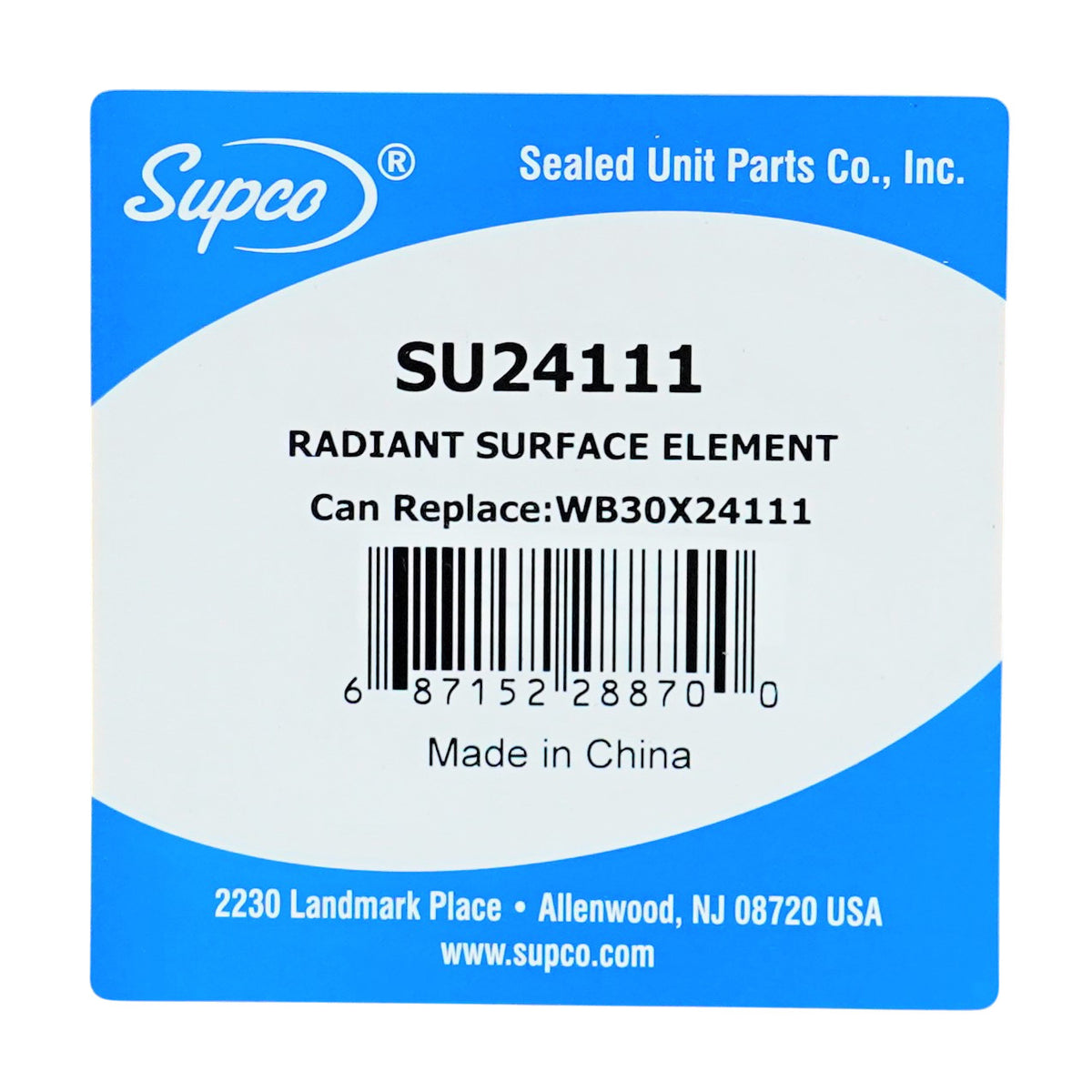 WB30X24111 Replacement Surface Element Large Burner Eye for GE Smooth Top Stoves