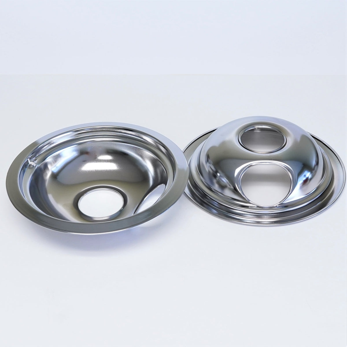 WB224 for GE Range Burner Bibs Bowls Chrome PKG 2 of WB31M15 2 of WB31M16