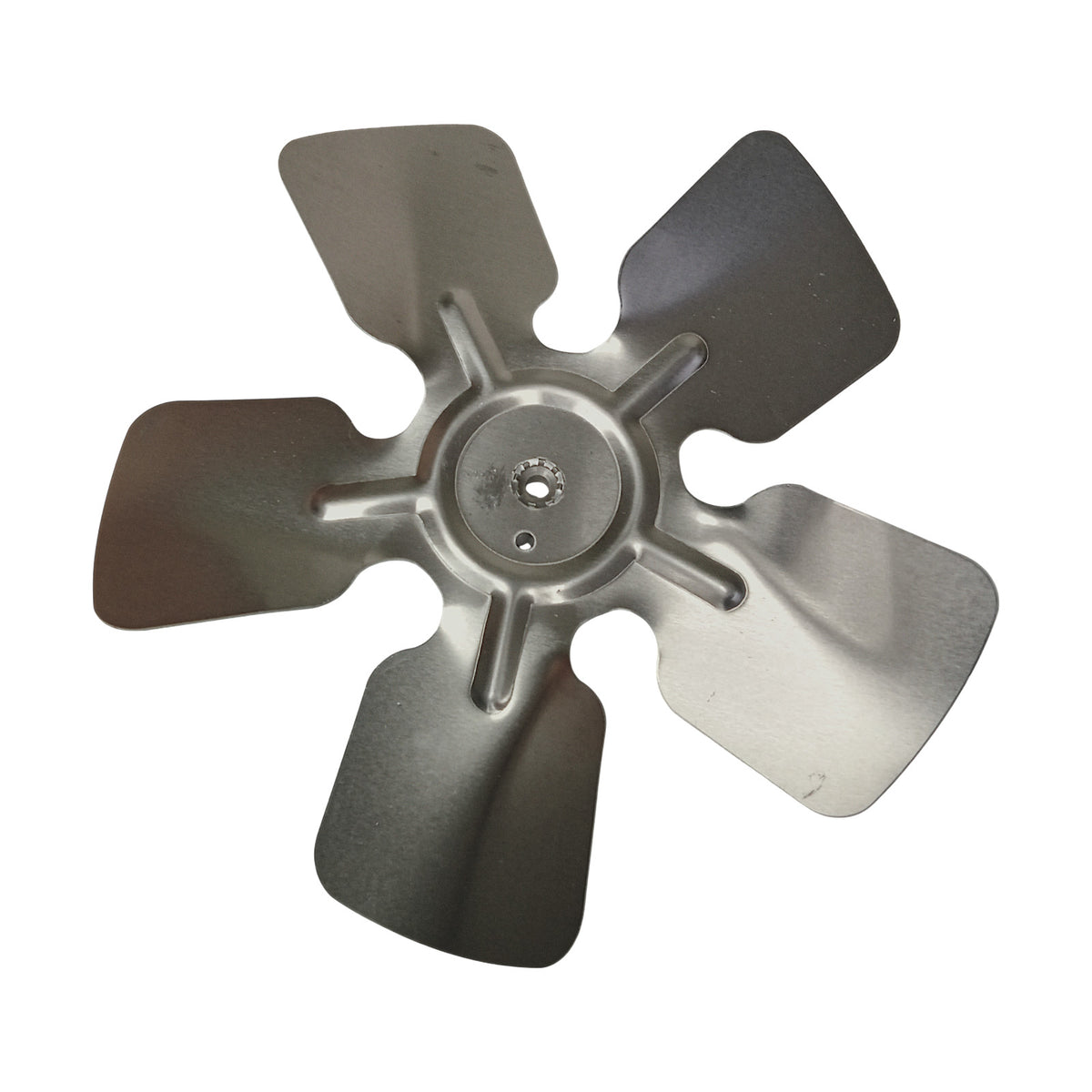 A65925 Metal Fan Blade 9" Diameter 5 Blades 1/4" Bore Hub CW 26 Degree Prop