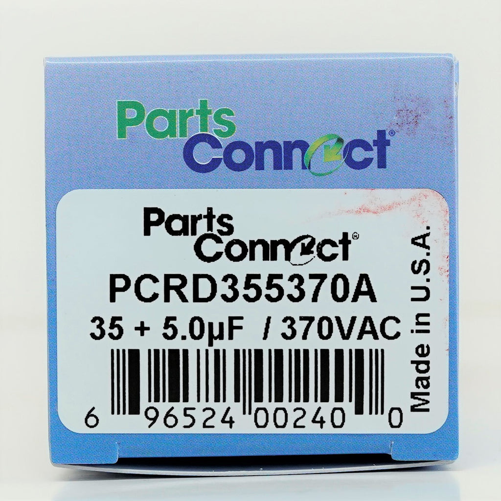 USA Run Capacitor 35 + 5 mfd (uf) 370 Volt Dual Round American Made