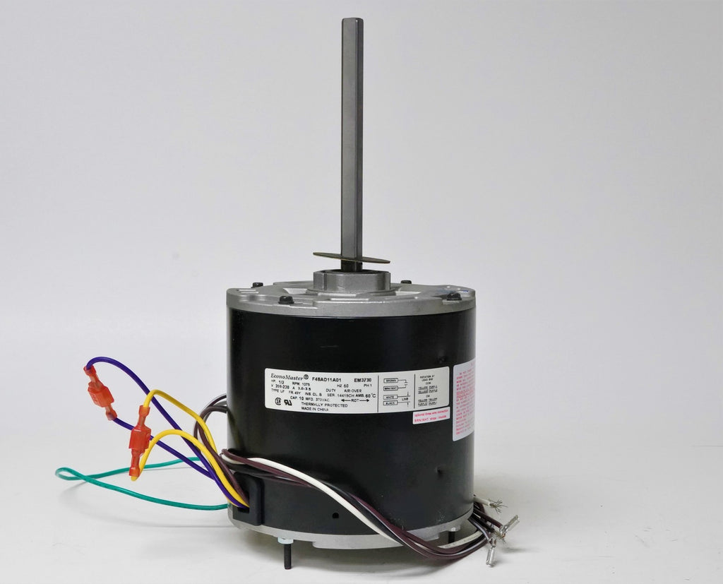 A/C Condenser Fan Motor 1/2 HP 1075 RPM Replacement for Fasco D7907 w/ Capacitor