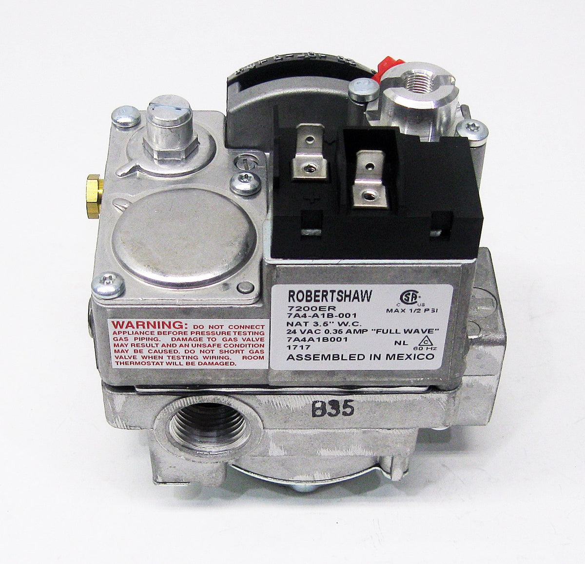 720-402 Robertshaw Gas Heating Furnace Valve 24V 7200ER