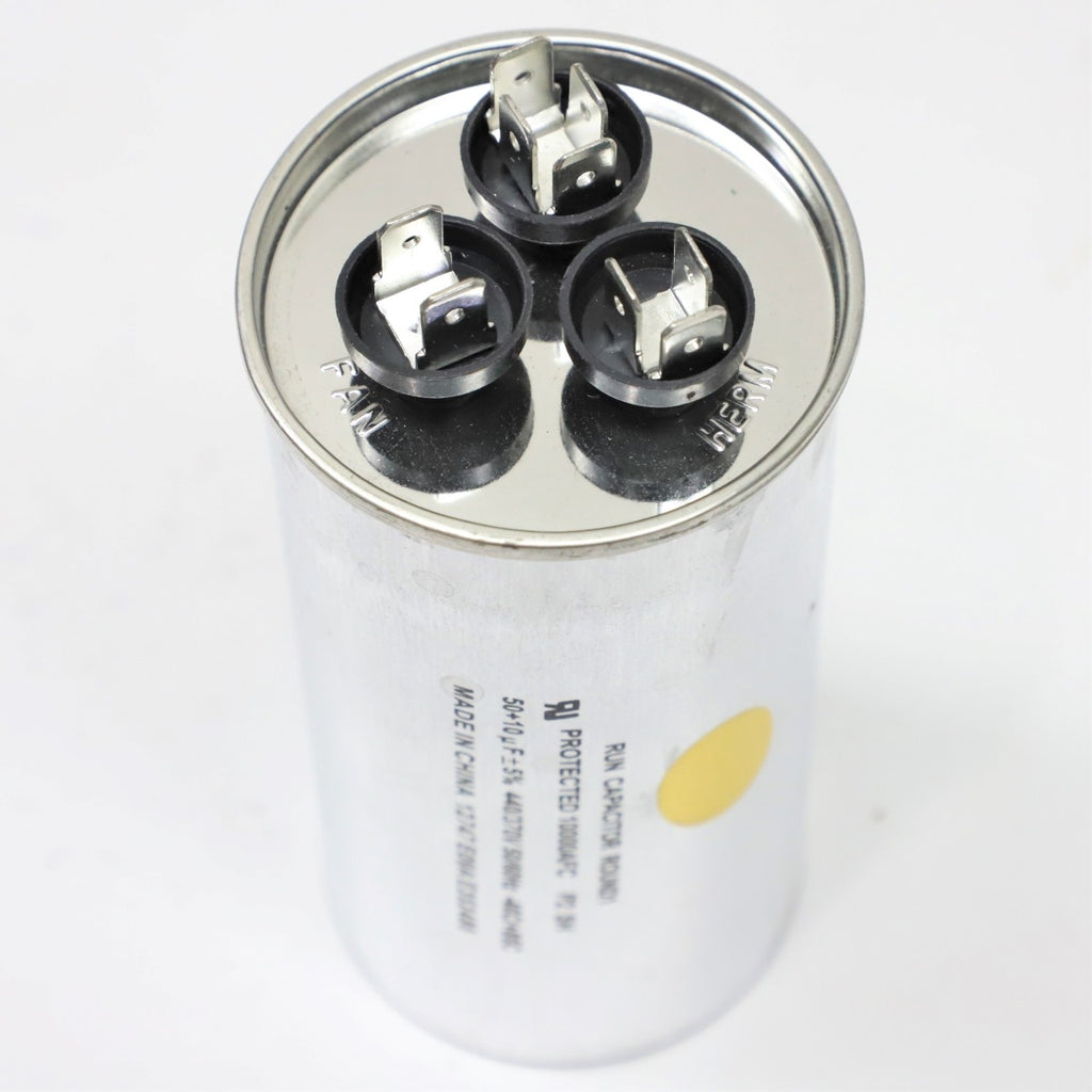 Supco CD50+10X440R HVAC Motor Round Dual Run Capacitor 50 + 10 MFD 440 Volts