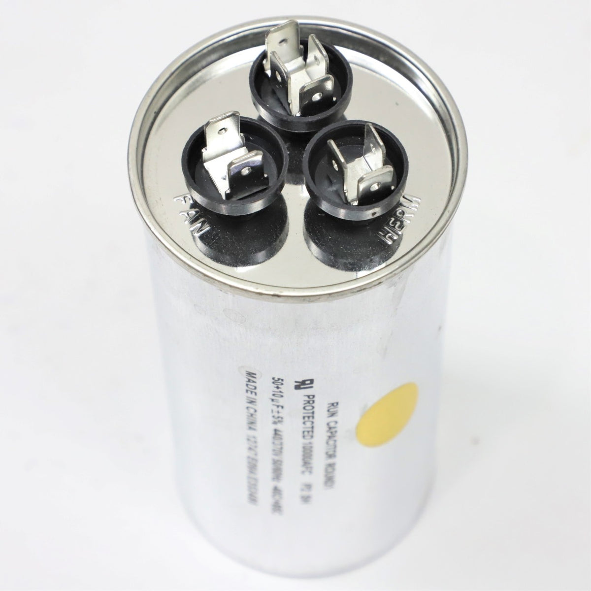 Supco CD50+10X440R HVAC Motor Round Dual Run Capacitor 50 + 10 MFD 440 Volts