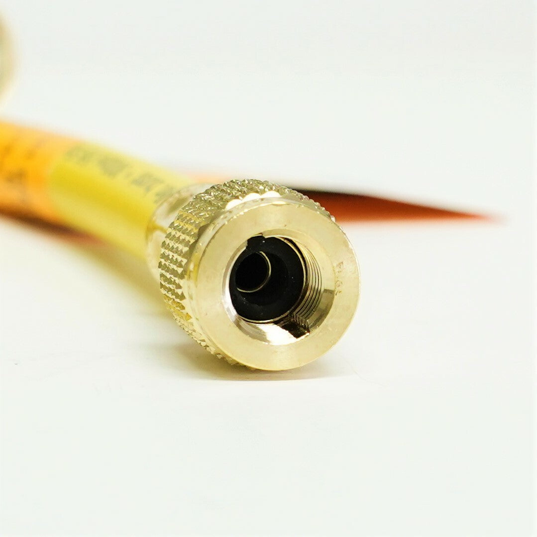 Yellow Jacket 22060 PLUS II 1/4" Yellow HVAC Charging Hose 60" with Anti-Back