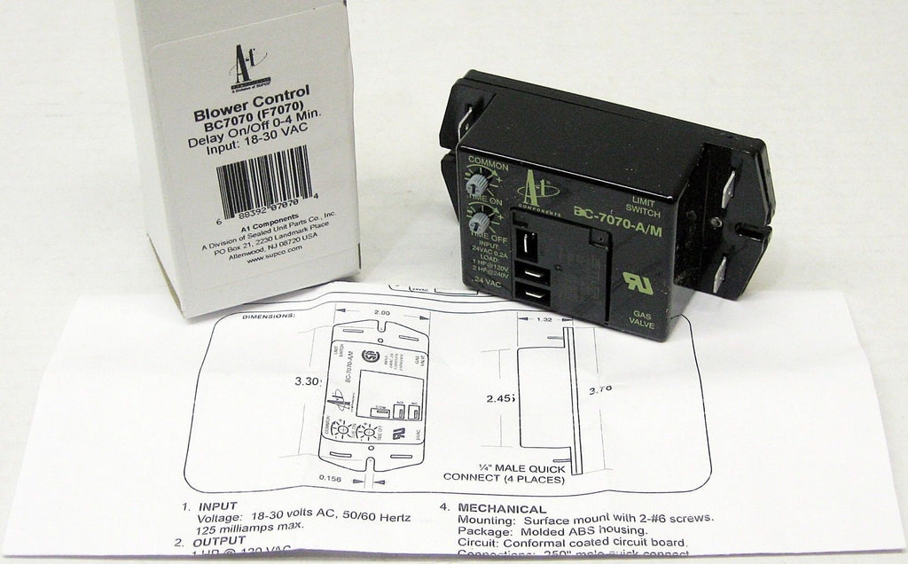 Camstat Furnace Blower Control BC7070 for Heil Tempstar 1005229