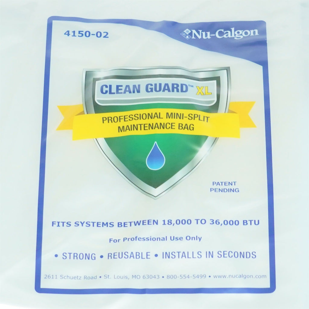 Nu-Calgon 4150-02 Clean Guard XL Mini-Split AC Maintenance Cleaning Bag