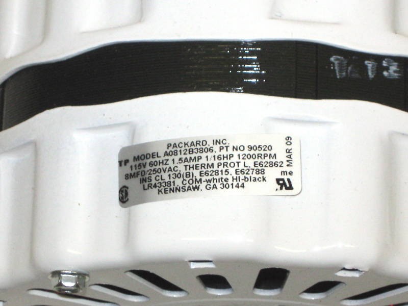 90520 Ventilator Motor for Gemini Loren Cook 520