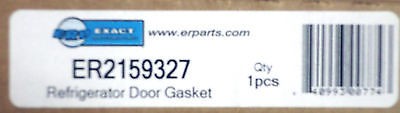 WP2159327 for Whirlpool Refrigerator Freezer Door Gasket Seal AP2982141 PS323951