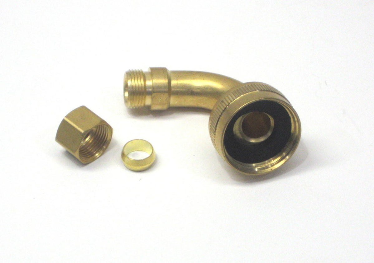 Dishwasher Water Solenoid Valve for Whirlpool with Garden Hose Adapter W10844024