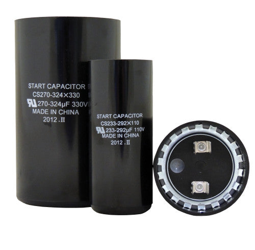 Supco Motor Start Capacitor 72-88 MFD UF / 330 VAC