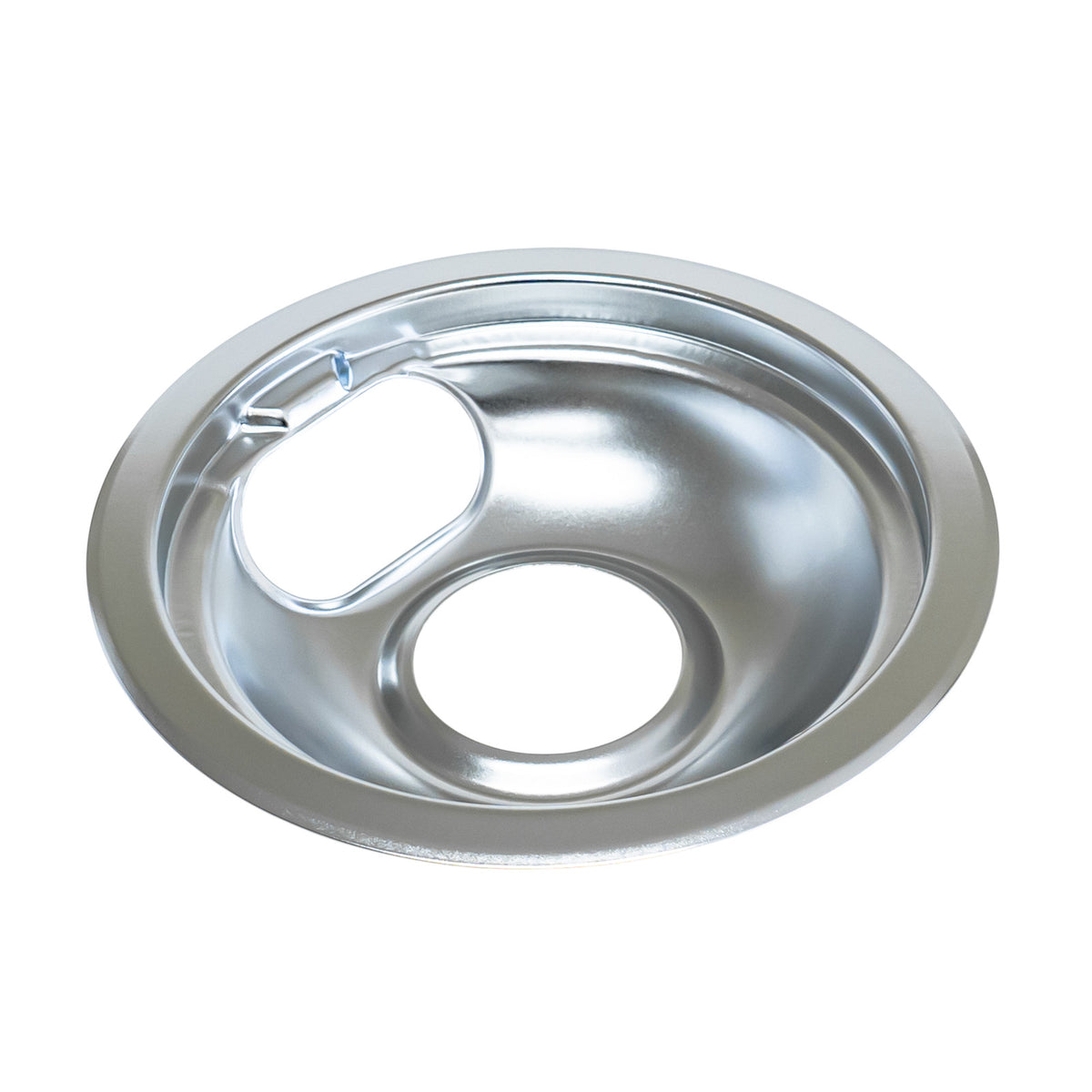 Choice Part WB32X107 6" Chrome Stove Drip Pan Bowl for GE Range