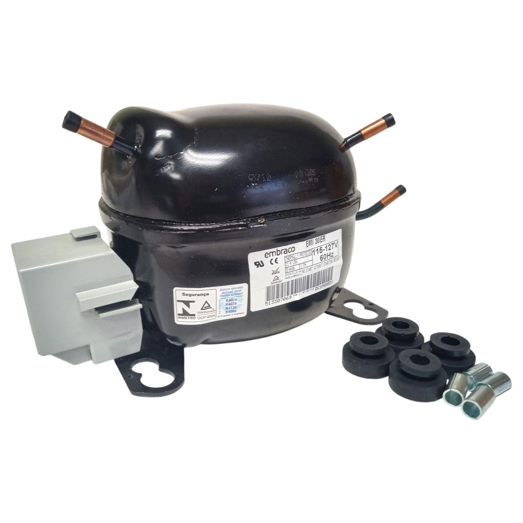 Embraco EMI30ER Compressor 1/10HP R12 350 BTU LBP 115V