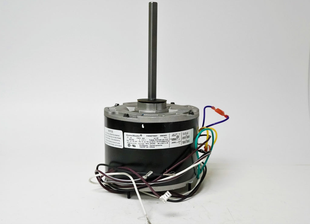 Air Conditioner Condenser Fan Motor 1/6 HP 230 Volts 825 RPM EM-3403