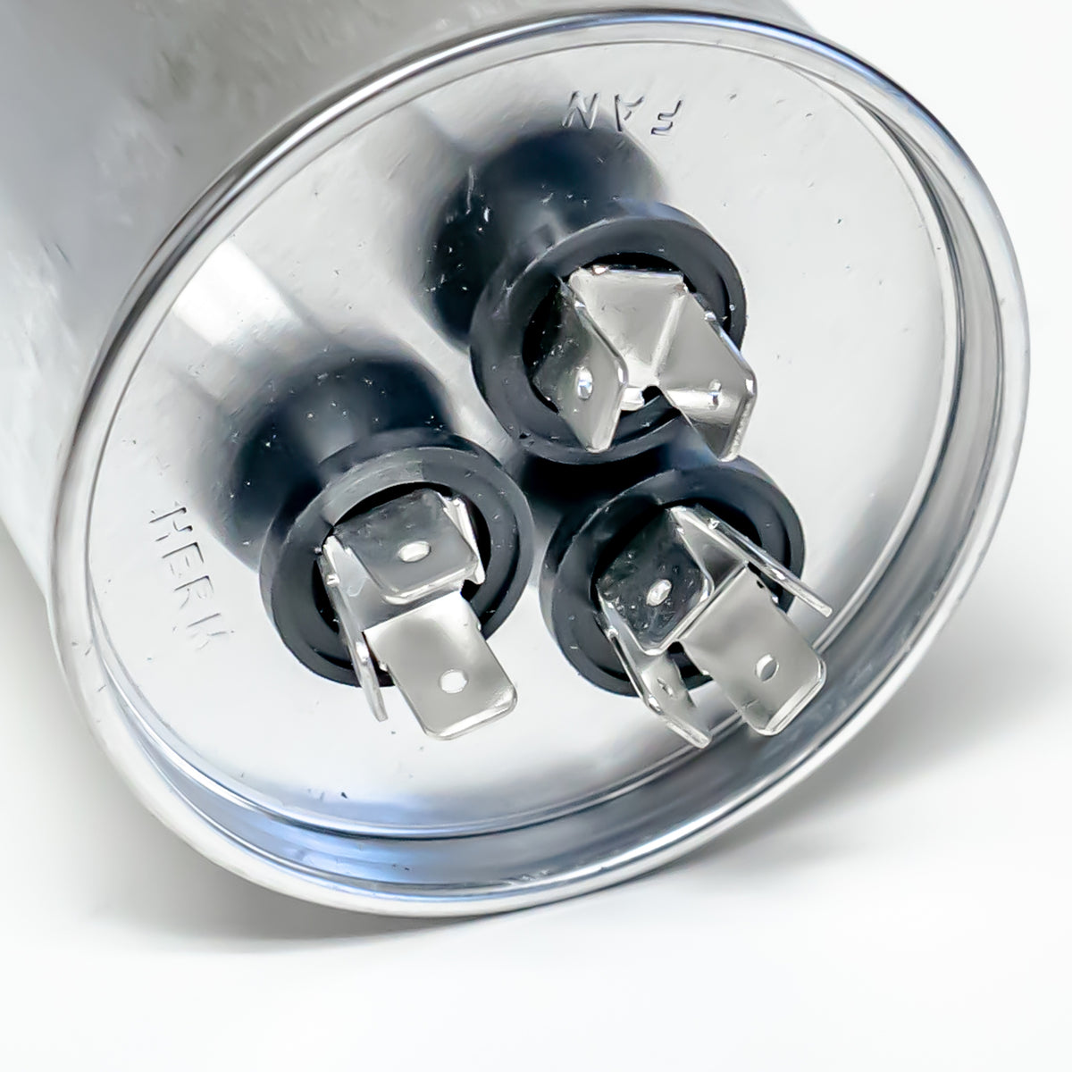 Supco Capacitor Round Dual Run 75 + 5 uf mfd 370/440 Volts for HVAC Motors