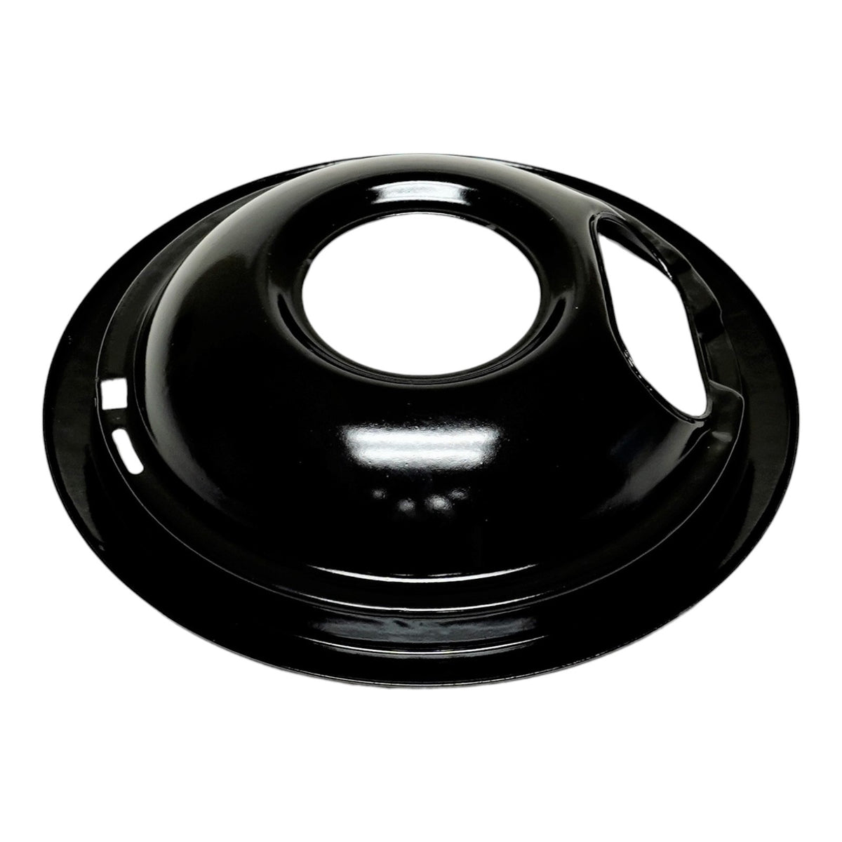 Range Stove Black Drip Pan Set 4 Pack for Whirlpool W10288051 2 Large 2 Small
